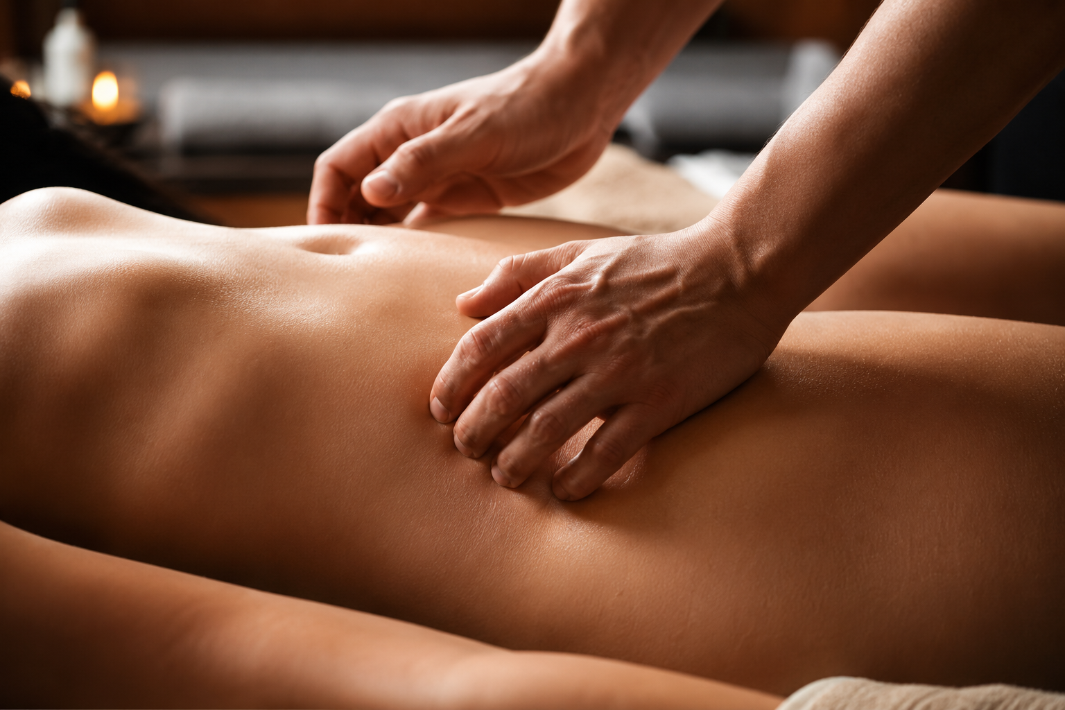 Massagem tântrica em ambiente profissional