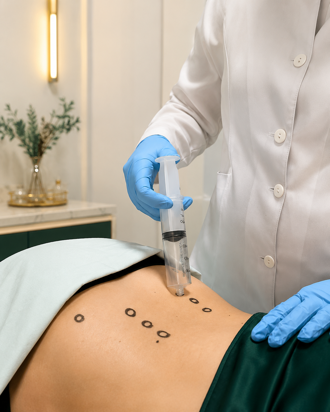 Atendimento profissional de ozonioterapia