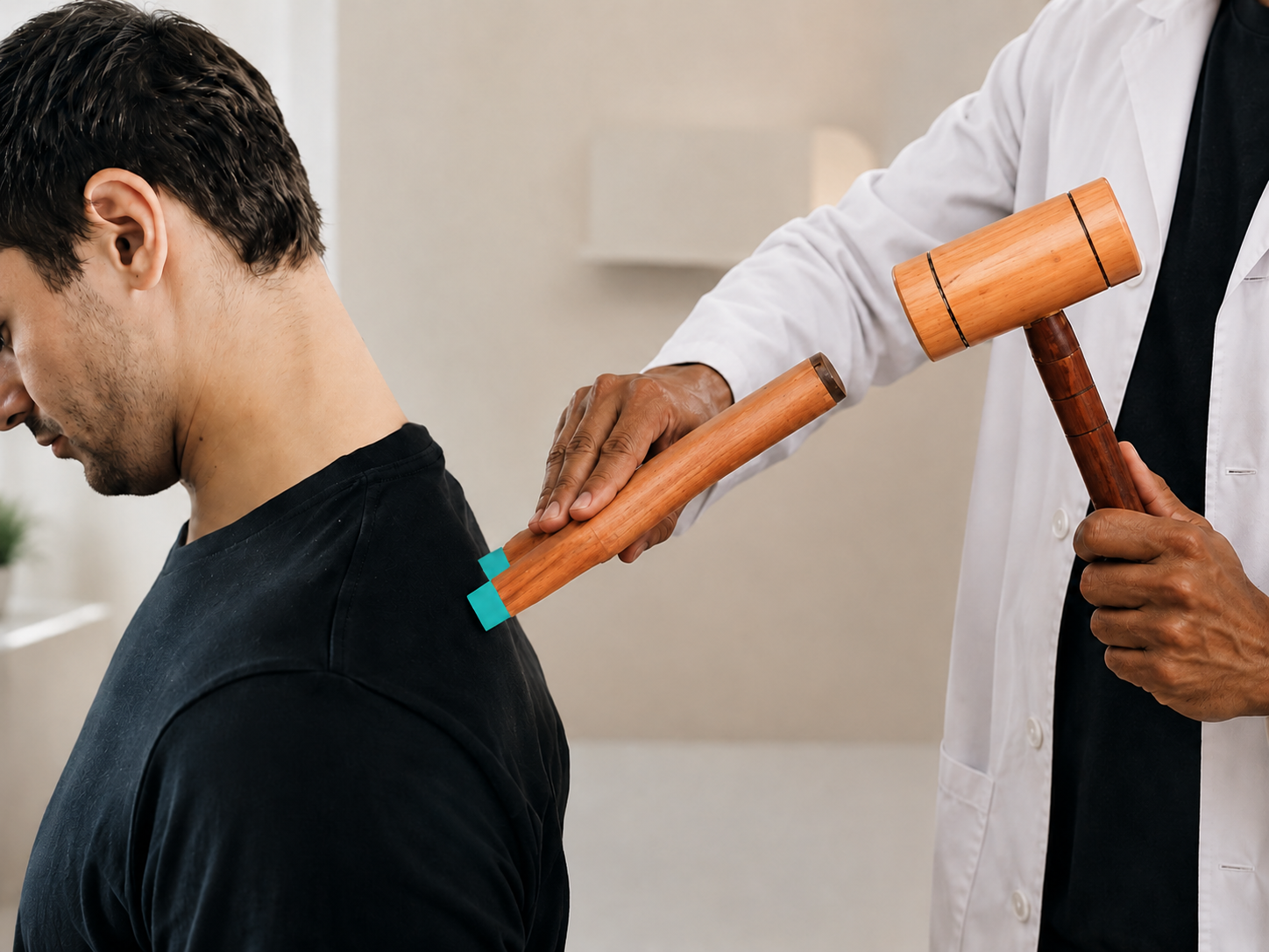 Aplicação de alinhamento postural New Seitai